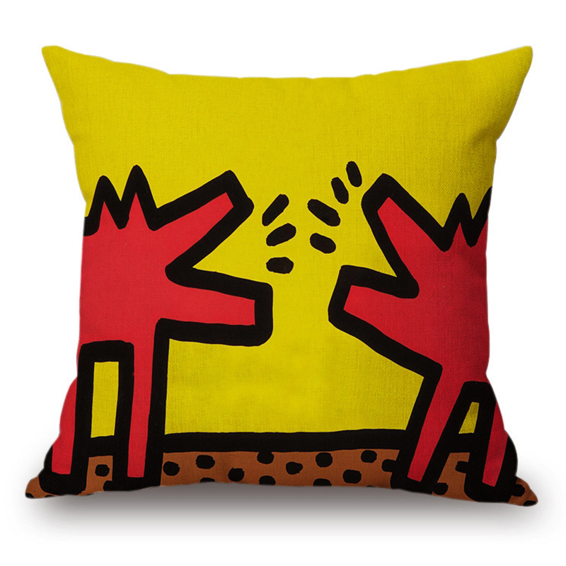 Подушка Keith Haring 1 Мульти в Казани | Loft Concept 