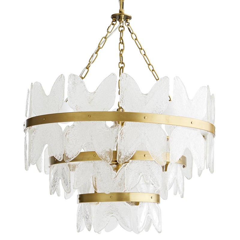 Люстра Arteriors MILLIE CHANDELIER Золотой Прозрачный в Казани | Loft Concept 