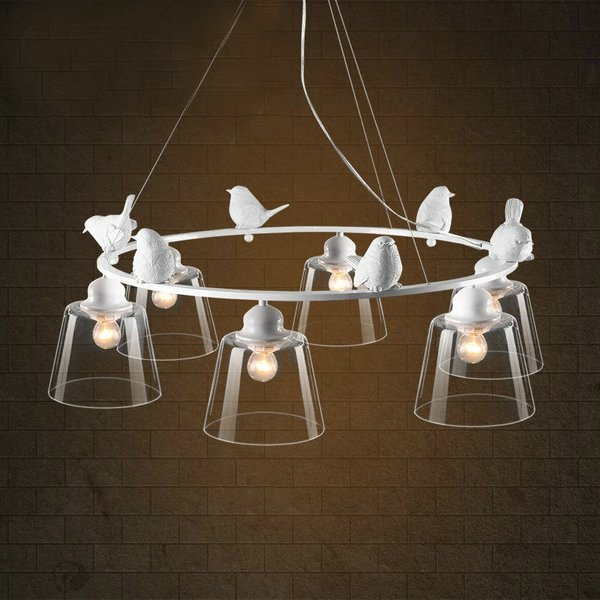 Люстра Provence Bird Chandelier Белый в Казани | Loft Concept 