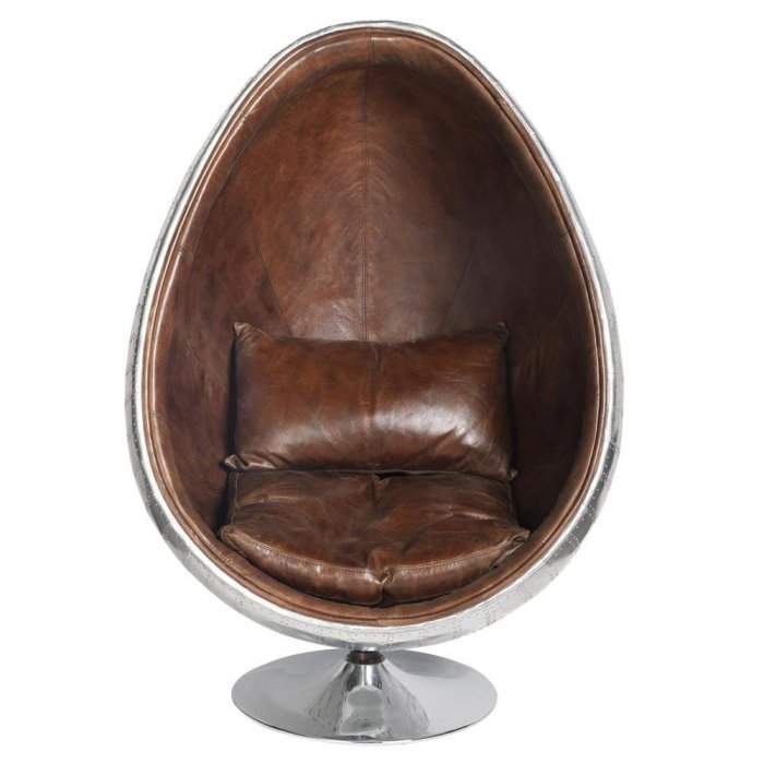 Кресло яйцо Aviator Egg Chair Коричневый в Казани | Loft Concept 