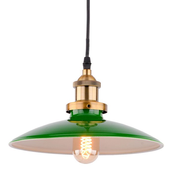 Подвесной светильник Billiards Light Pendant Черный Зеленый в Казани | Loft Concept 