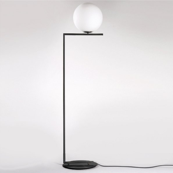 Торшер Flos IC Lights F Black Белый Черный в Казани | Loft Concept 