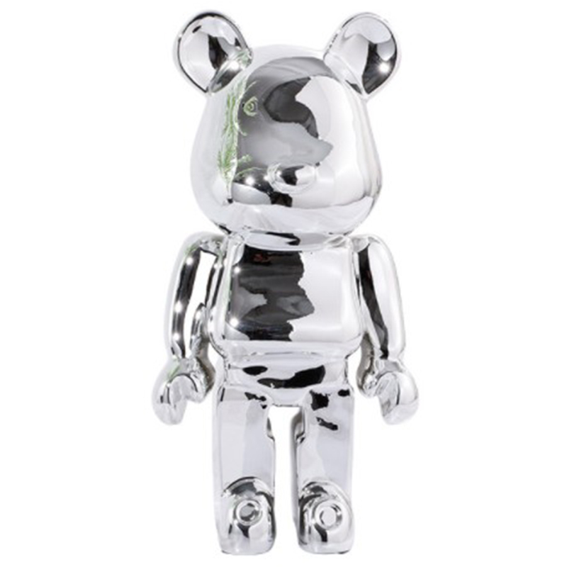 Статуэтка Bearbrick Silver Серебряный в Казани | Loft Concept 