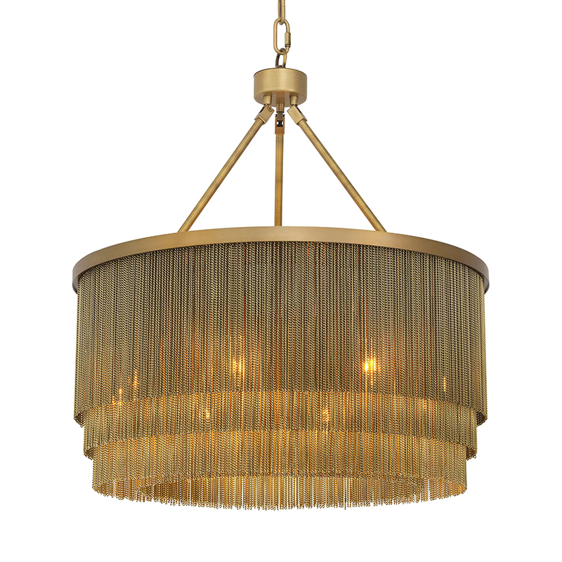 Люстра Eichholtz Chandelier Tissot S Brass Латунь в Казани | Loft Concept 