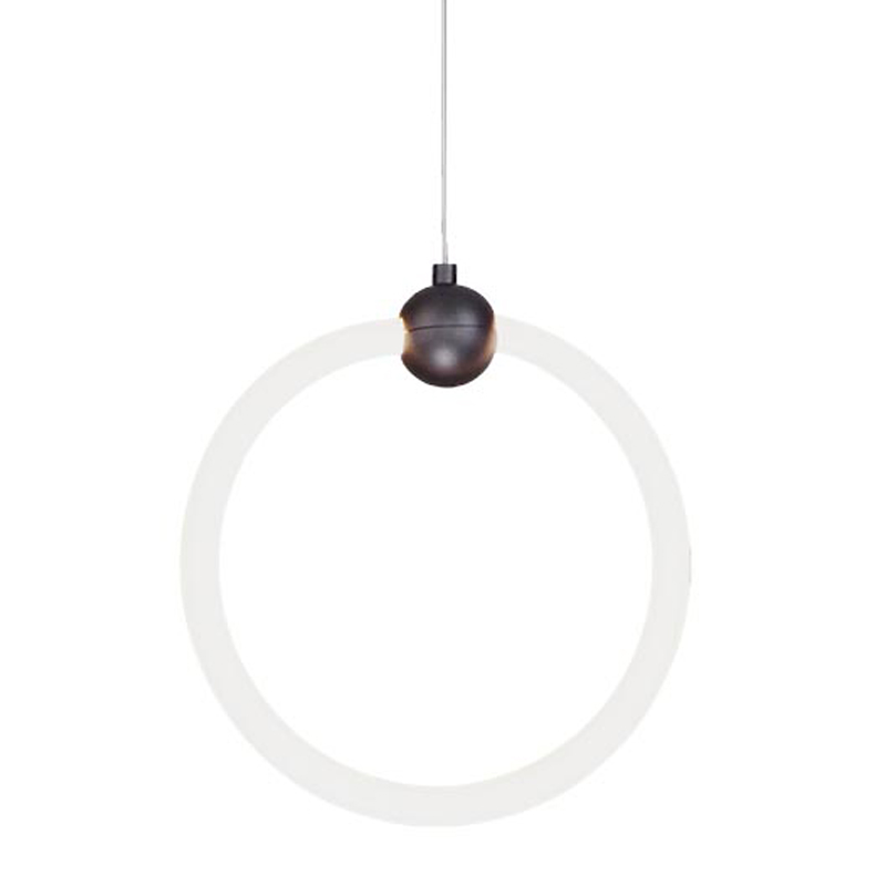 Подвесной светильник RING LIGHT Black Черный Белый в Казани | Loft Concept 