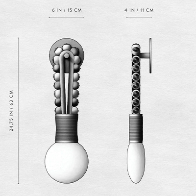 Бра TALISMAN LOOP SCONCE по дизайну студии Apparatus в Казани