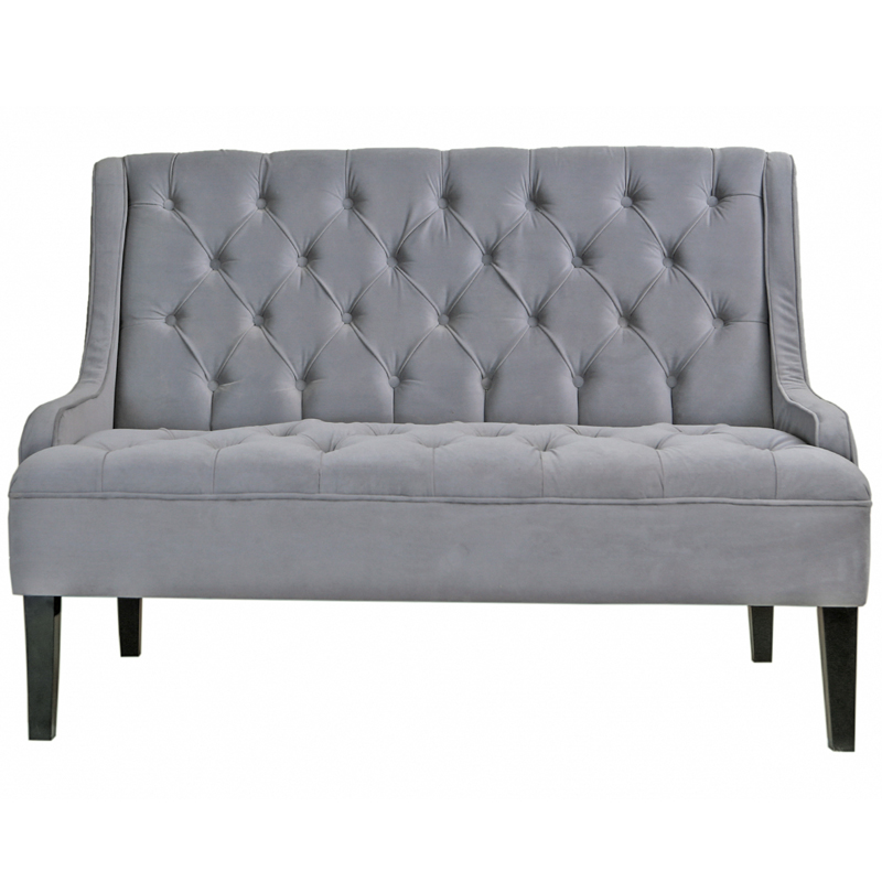 Диван Folket Sofa velour gray Серый (Gray) в Казани | Loft Concept 