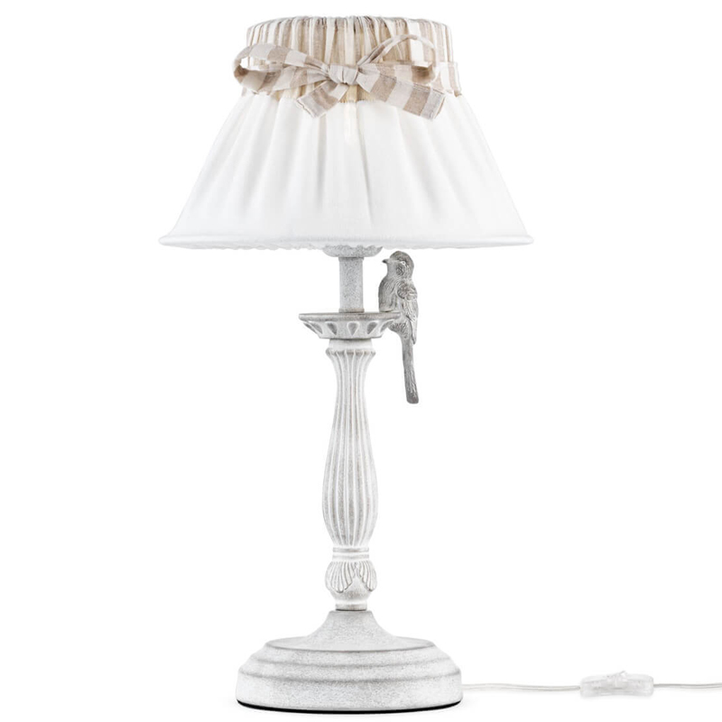 Настольная лампа Refined Provence Table lamp Белый Бежевый в Казани | Loft Concept 