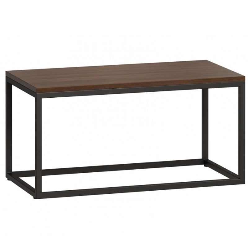 Кофейный стол Industrial Oak Philomel Coffee Table Коричневый Черный в Казани | Loft Concept 