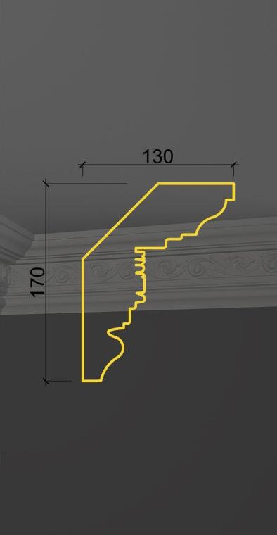 Карниз с орнаментом KO-10 в Казани