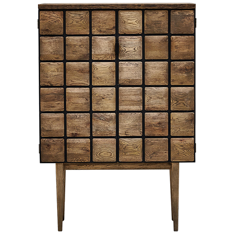 Комод из дуба с 2-мя дверцами Nakain chest of drawers Коричневый в Казани | Loft Concept 