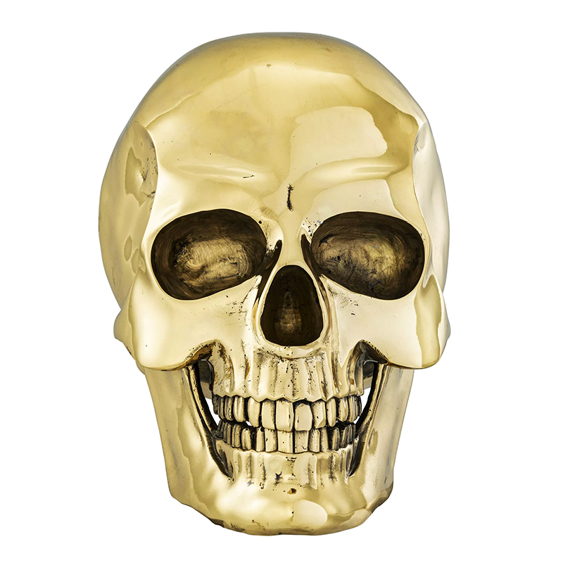 Аксессуар на стену Philipp Plein Gold Skull Wall element Золотой в Казани | Loft Concept 