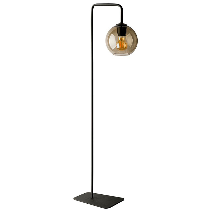 Торшер Franco Floor Lamp Янтарный Черный в Казани | Loft Concept 