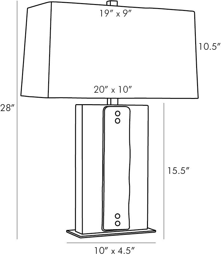 Дизайнерская настольная лампа URIAH LAMP в Казани