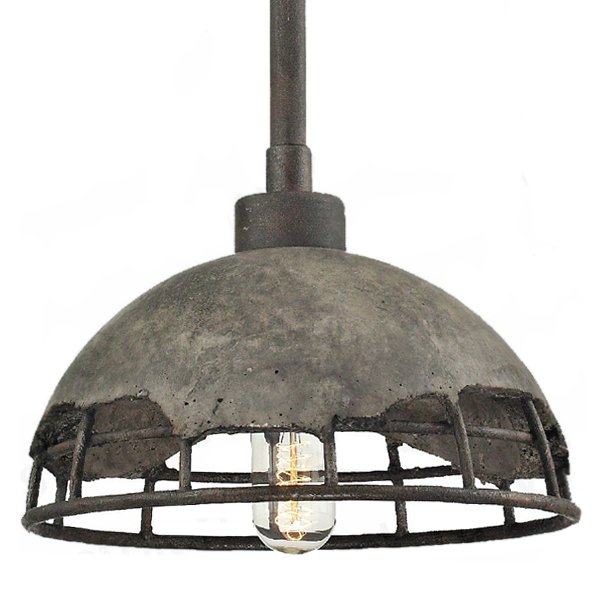 Подвесной светильник Stone industrial lamp Серый (Gray) в Казани | Loft Concept 