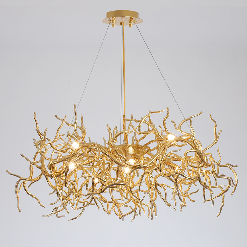 Люстра Felicite Gold Branches Chandelier Золотой в Казани | Loft Concept 