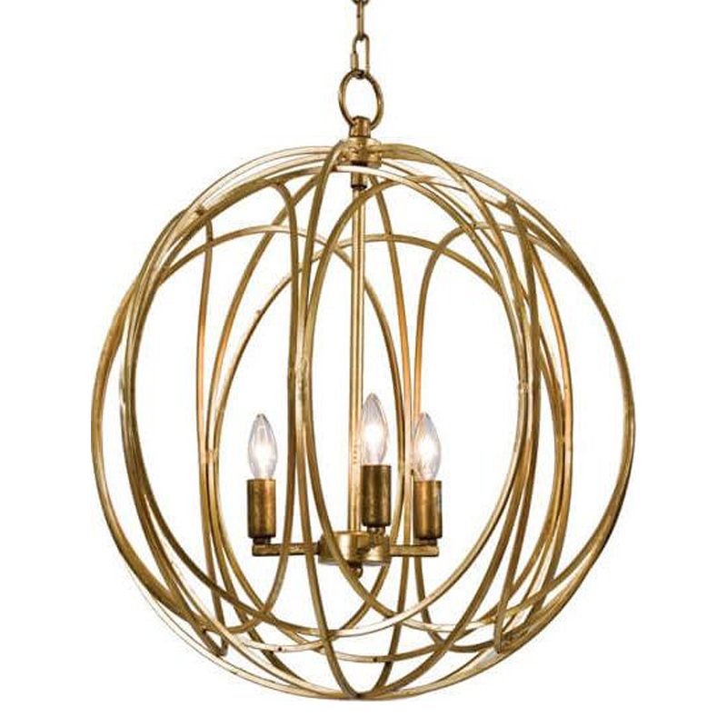 Люстра Golden Sphere Chandelier Золотой в Казани | Loft Concept 