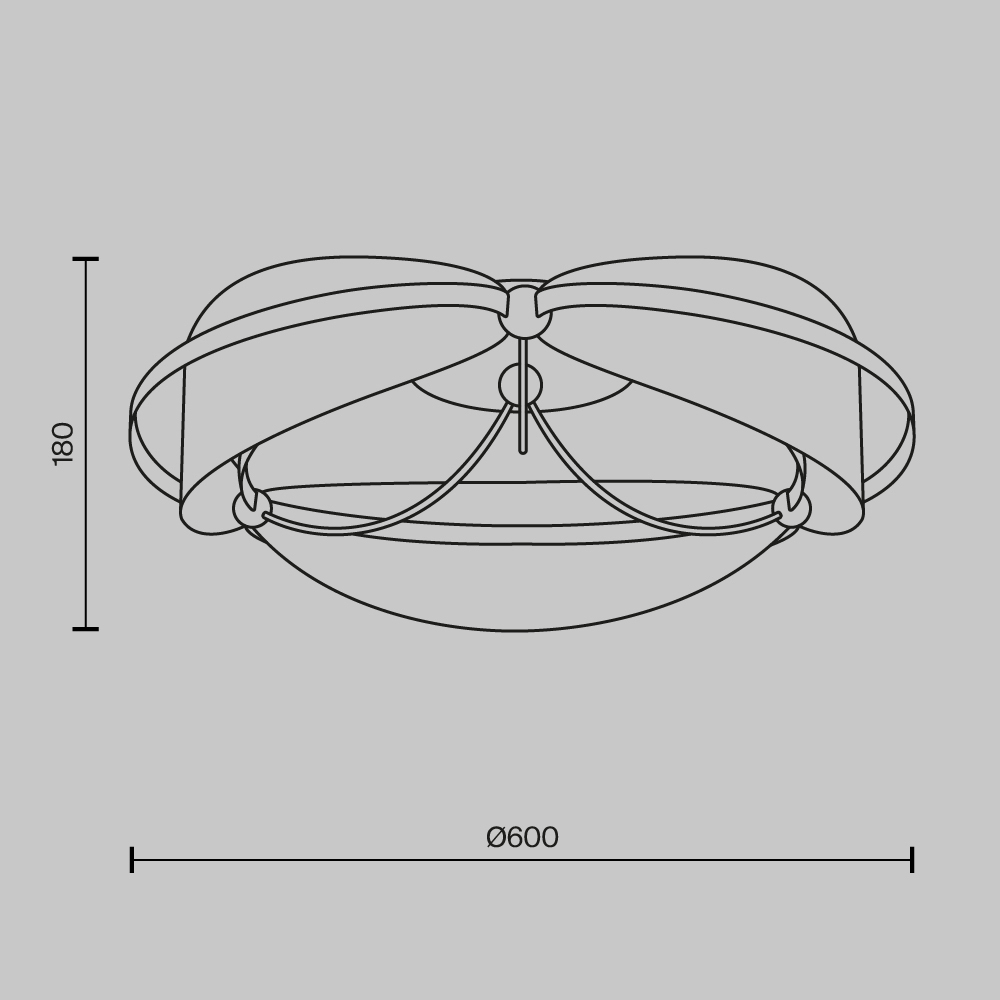 Потолочный светильник Breeze 3000К 45Вт в Казани