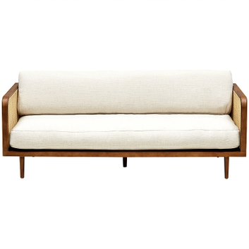 Диван Rattan Decor Sofa Ivory ivory ( слоновая кость ) Коричневый в Казани | Loft Concept 