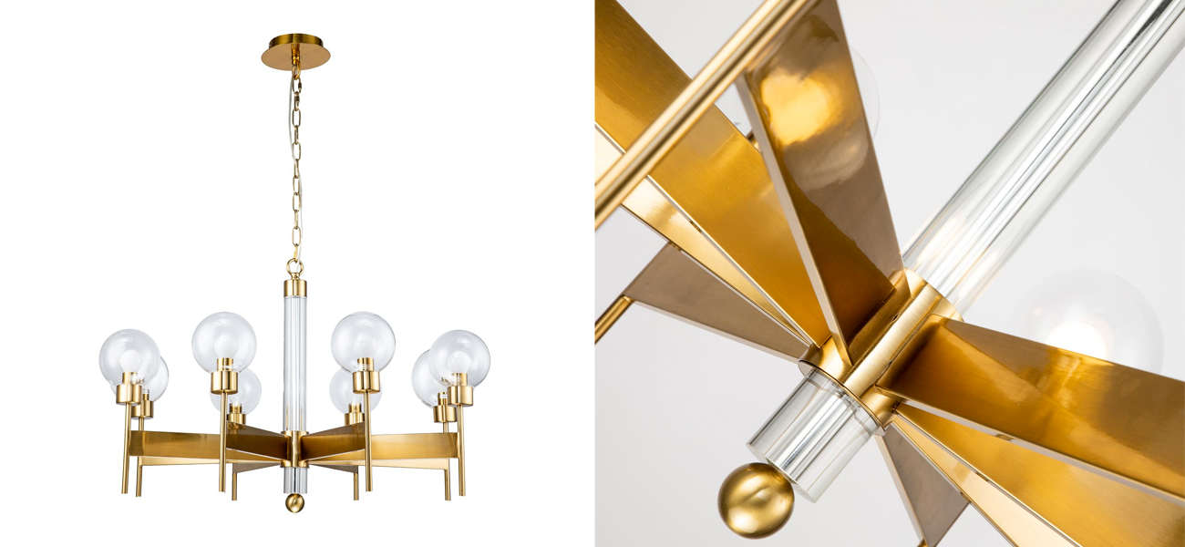 Люстра с шарообразными плафонами ZIBILLE - фото