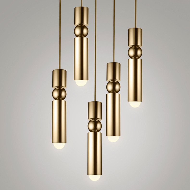 Подвесной светильник Fulcrum by Lee Broom Brass Латунь в Казани | Loft Concept 