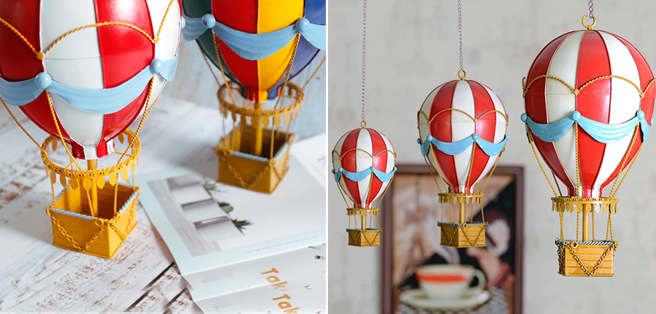 Аксессуар подвесной Металлический воздушный шар S - фото №1