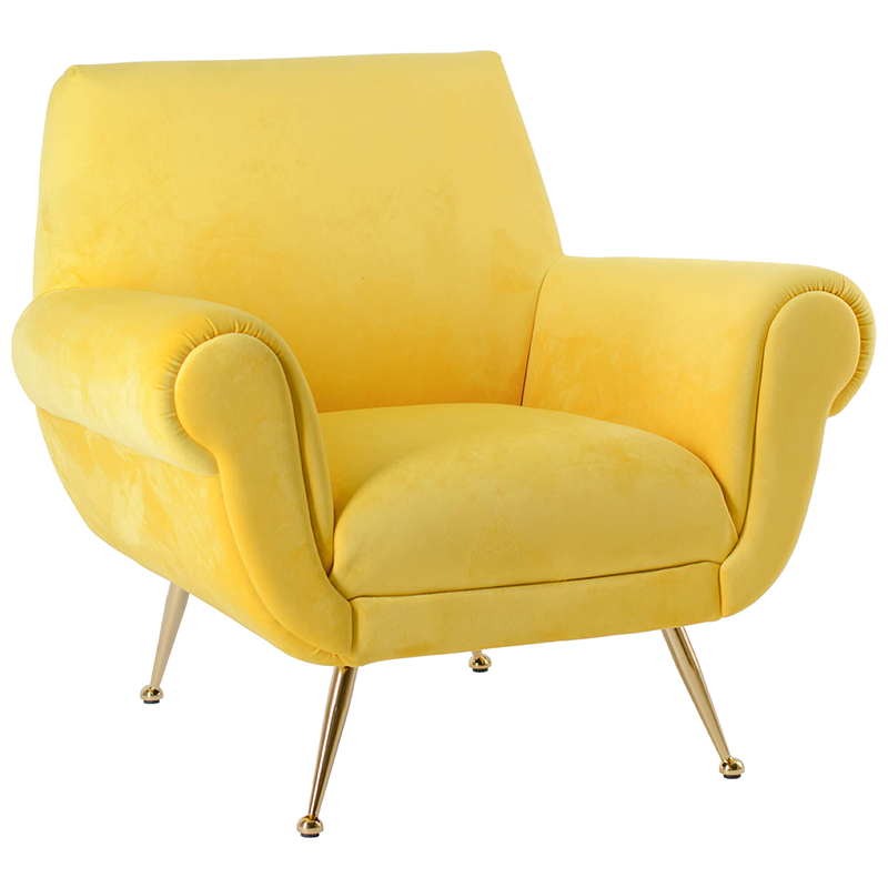 Кресло Lounge Chair Gigi Radice yellow Желтый в Казани | Loft Concept 