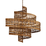 Люстра фактурная в виде спирали Enveloping Art варинант исполнения - 1 | Loft Concept в Казани