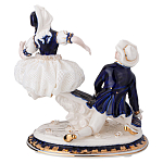 Статуэтка фарфоровая Влюбленная пара Charming Statuette варинант исполнения - 2 | Loft Concept в Казани