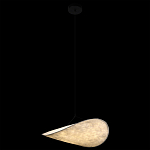 Подвесной светильник с белым тканевым плафоном в форме облака Crystal Cloud Junction варинант исполнения - 3 | Loft Concept в Казани