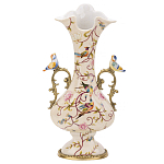 Ваза из фарфора с бронзовыми вставками Eden Garden варинант исполнения - 1 | Loft Concept в Казани