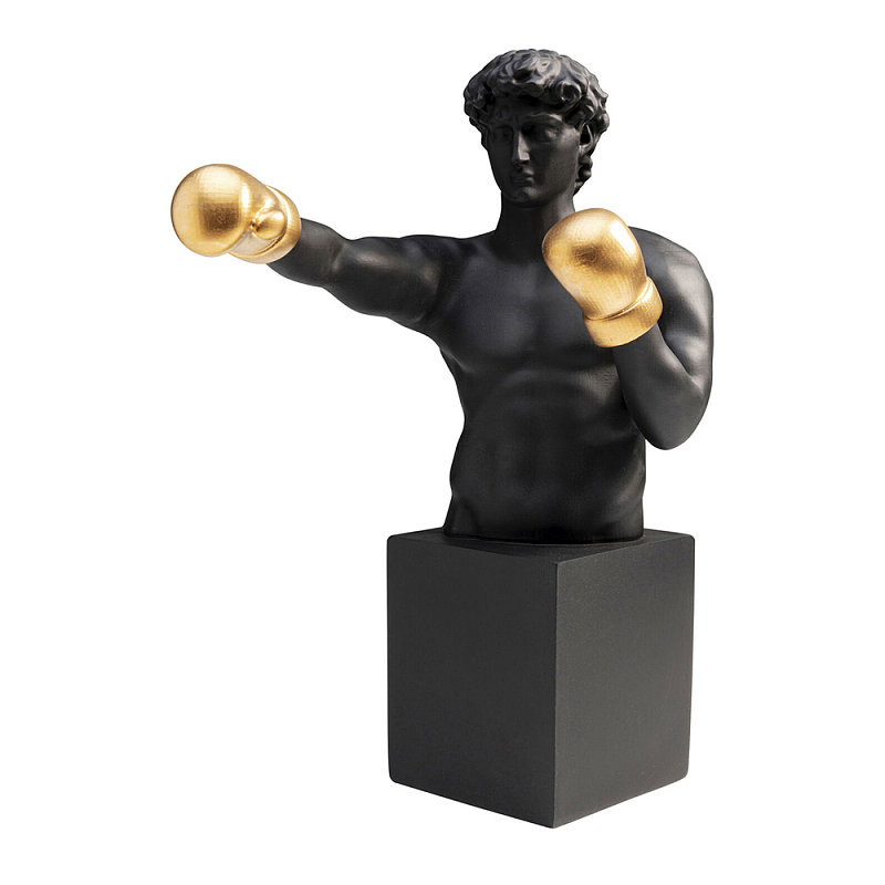 Статуэтка David with Golden Gloves Черный Золотой в Казани | Loft Concept 