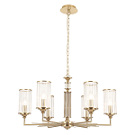 Люстра с 6-ю цилиндрическими стеклянными плафонами Jeanette варинант исполнения - 2 | Loft Concept в Казани