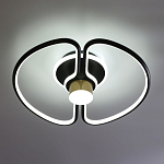 Потолочный светильник черного цвета круглой формы Luke Lampco Tracer Lamp варинант исполнения - 2 | Loft Concept в Казани