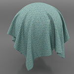 Мебельная ткань Шенилл бирюзовый цвет 142 см T4-61 варинант исполнения - 12 | Loft Concept в Казани