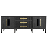 Большая VT-тумба Primo шпон Черный дуб варинант исполнения - 1 | Loft Concept в Казани