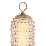 Настольная лампа с факутрным стеклянным плафоном Sonora варинант исполнения - 3 | Loft Concept в Казани