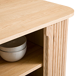 Длинный низкий буфет с 2-мя раздвижными дверцами Toinette Light Cupboard варинант исполнения - 13 | Loft Concept в Казани