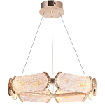 Люстра кольцевая с текстурным природным рисунком IceFlame варинант исполнения - 6 | Loft Concept в Казани