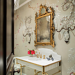 Обои ручная роспись Silk Tree Special Colourway on grey painted Xuan paper варинант исполнения - 2 | Loft Concept в Казани