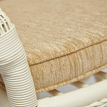 Комплект обеденный из ротанга Eloise grand white варинант исполнения - 12 | Loft Concept в Казани