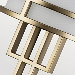 Бра с геометрическим каркасом и матовым белым цилиндрическим плафоном Feiss варинант исполнения - 3 | Loft Concept в Казани