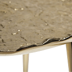 Столик журнальный металлический золотого цвета Modern Rethinking of Traditions варинант исполнения - 1 | Loft Concept в Казани