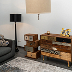 Тумба необычной формы с выдвижными ящиками Shift варинант исполнения - 4 | Loft Concept в Казани