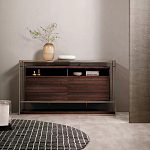 Дизайнерский комод в металлическом каркасе Valerian варинант исполнения - 2 | Loft Concept в Казани