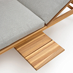 Садовый диван-трансофрмер Kate серый варинант исполнения - 3 | Loft Concept в Казани