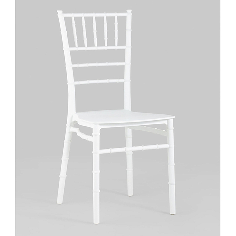 Стул Chiavari пластик белый Белый Стул Chiavari пластик белый Белый в Казани | Loft Concept