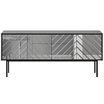 Длинная тумба с зеркальным декором Serena варинант исполнения - 12 | Loft Concept в Казани