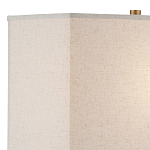 Настольная лампа с корпусом в форме кольца и прямоугольным абажуром French Ring варинант исполнения - 2 | Loft Concept в Казани