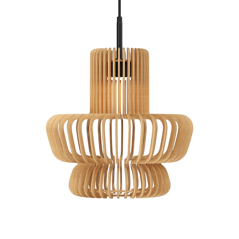 Подвесной светильник Namiki 14Вт 2700-4000К Черный Древесина в Казани | Loft Concept 